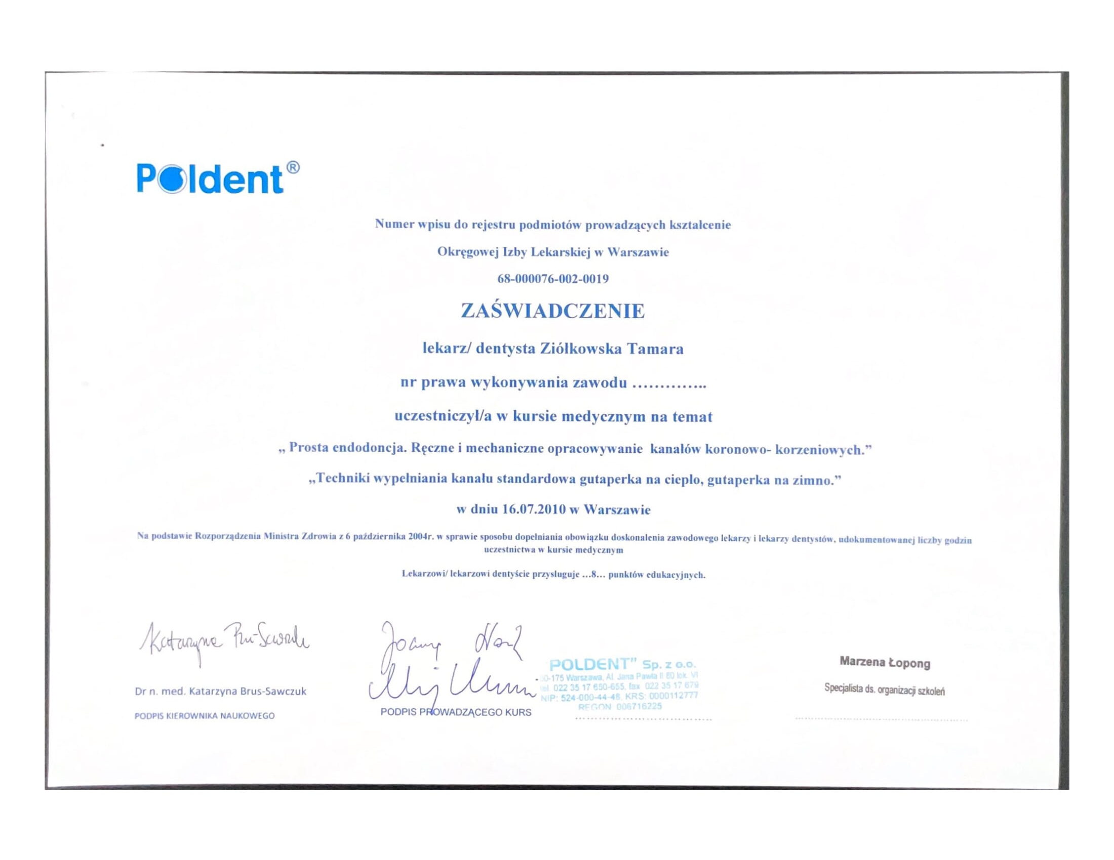 Registration number of training providers-1